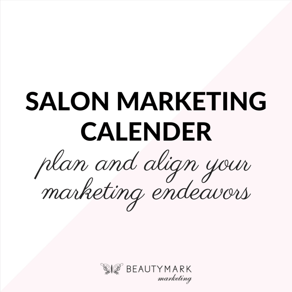 12-month Salon Marketing Calendar