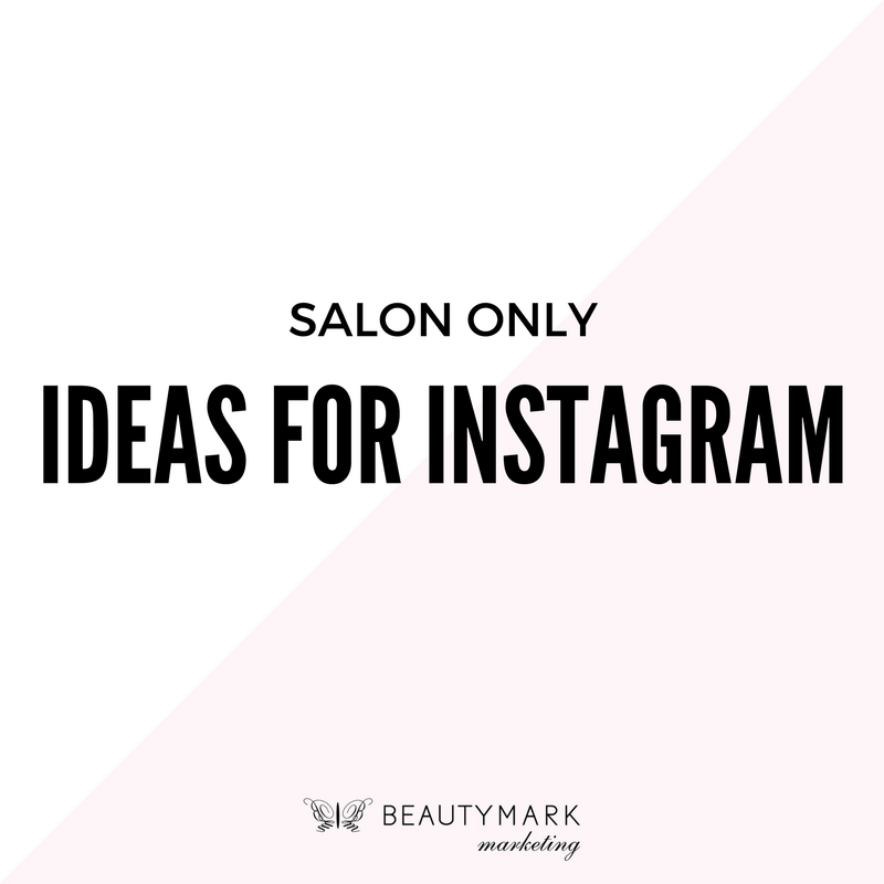Salon Only Ideas For Instagram