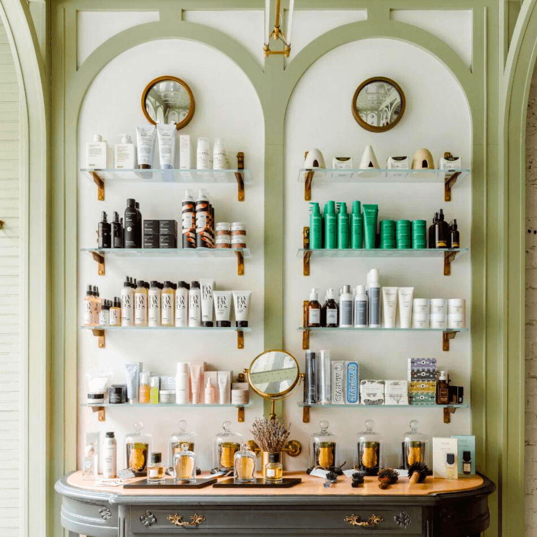 fall salon merchandising