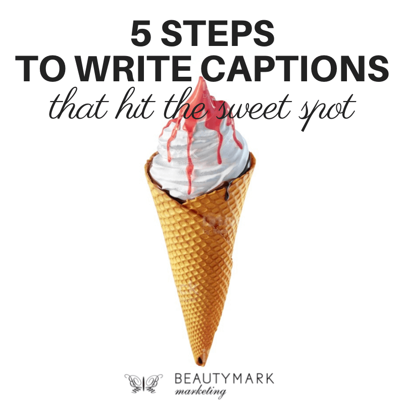 write captions that hit the sweet spot