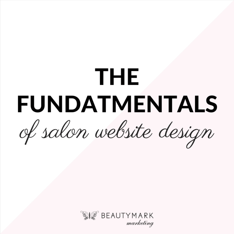 fundamentals of salon website design