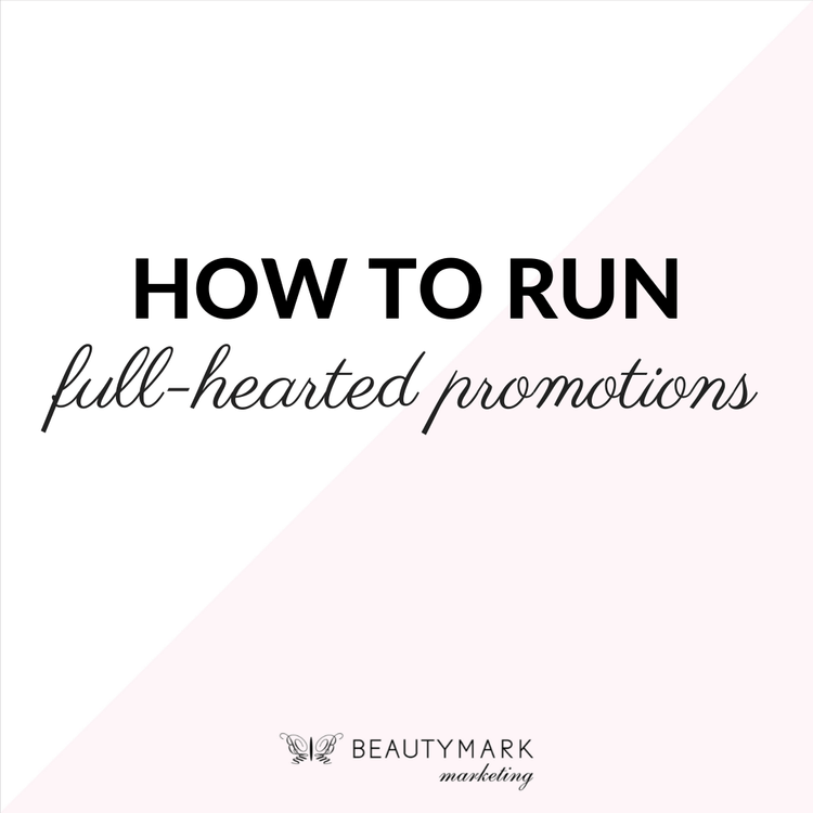 how to run full hearted promotions